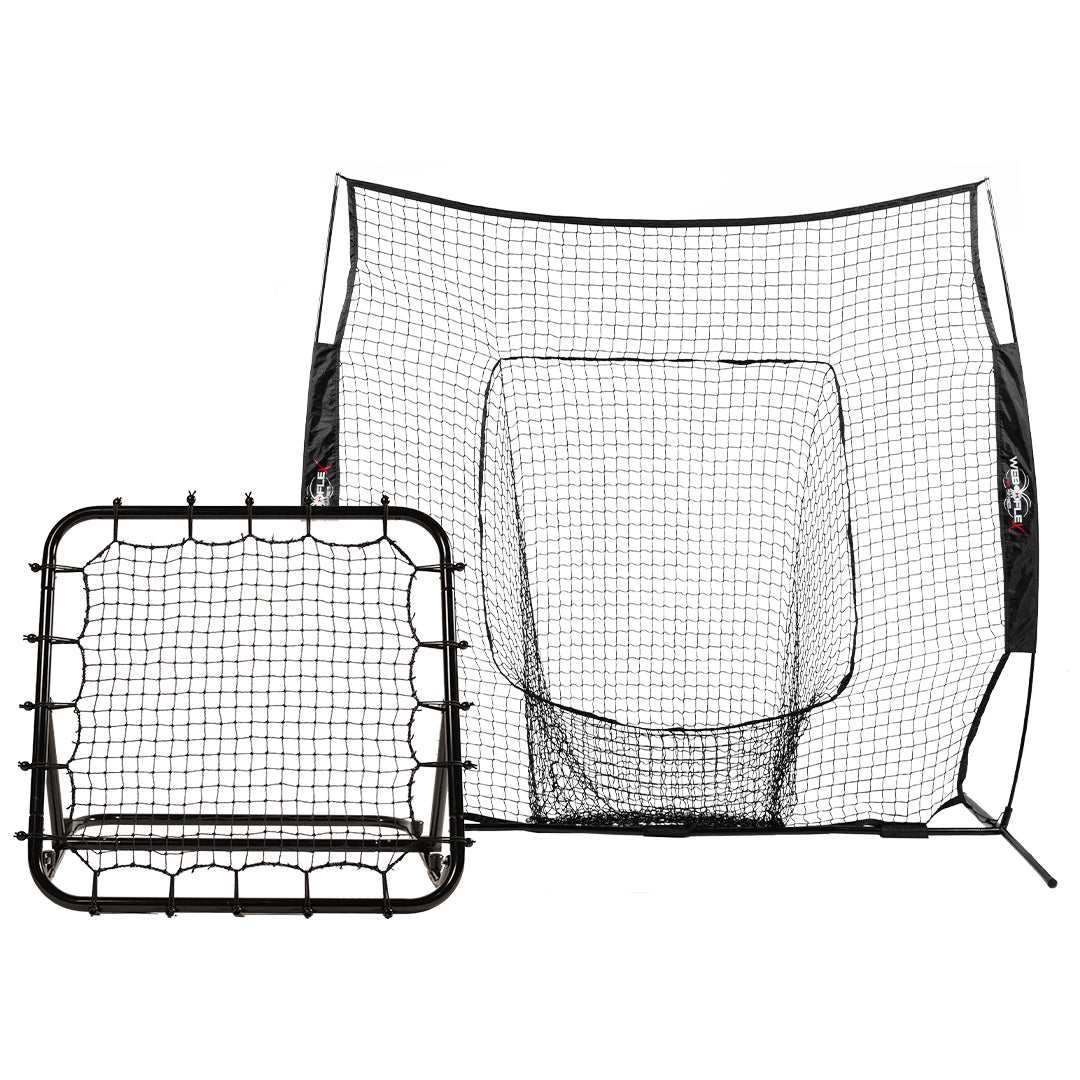Spider Series Rebounder and 7X7 Sock Net Bundle