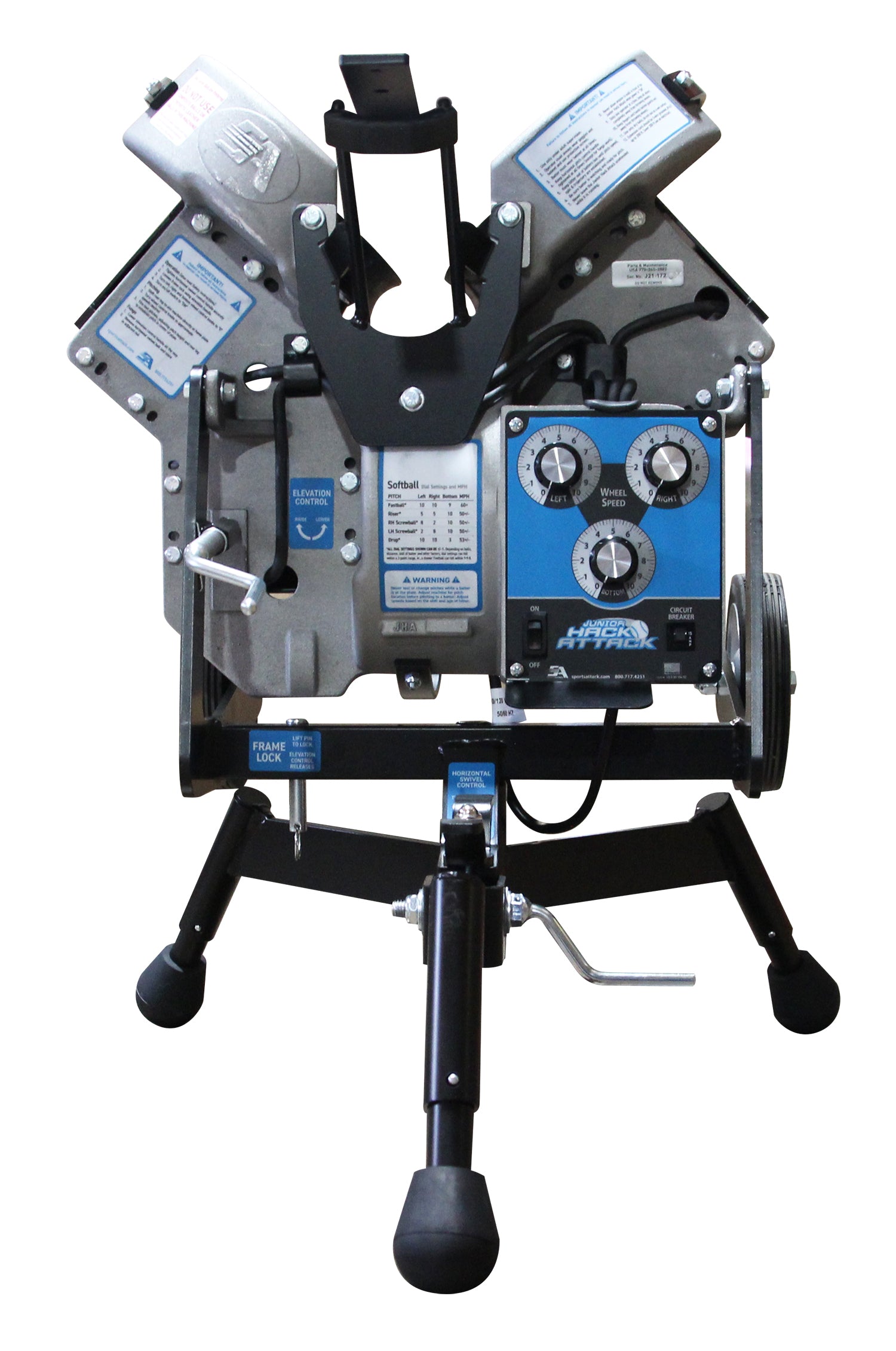 Junior Hack Attack Softball Pitching Machine