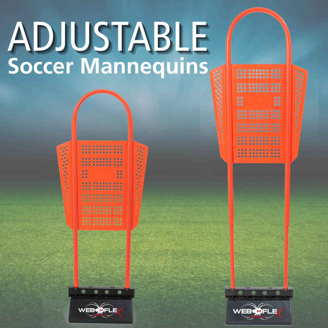 3 Pack Web Flex Soccer Mannequin without Base