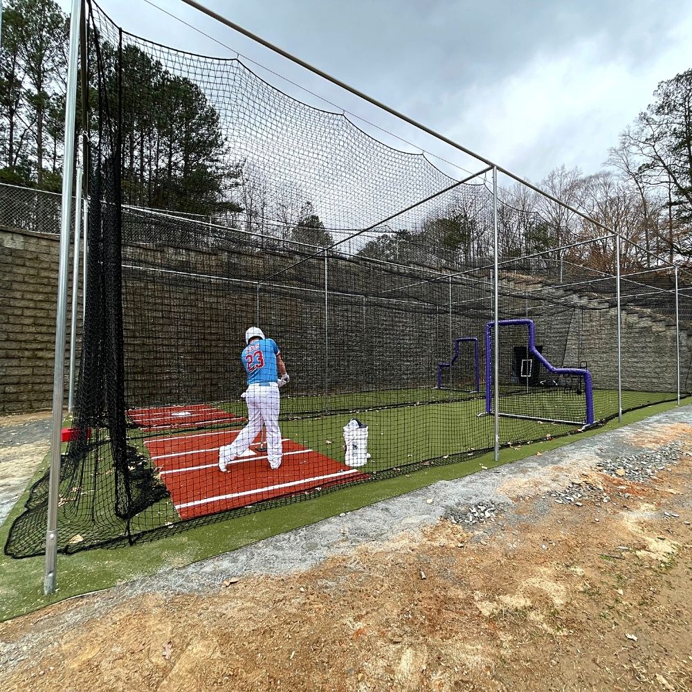 Ready-2-Go Nets Backyard Batting Cage (#21 Nylon) (12x14x55)