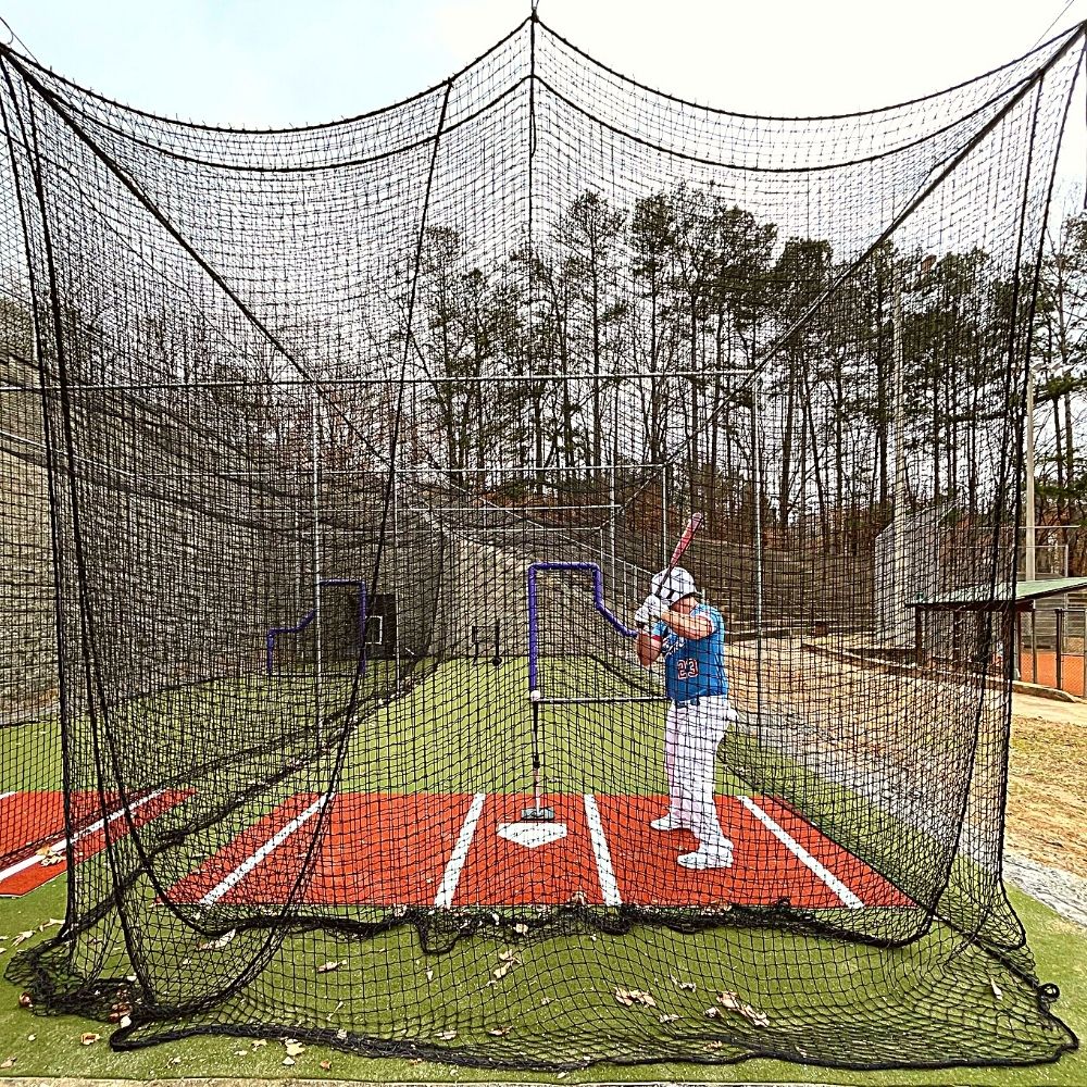 Ready-2-Go Nets Backyard Batting Cage (#21 Nylon) (12x14x55)