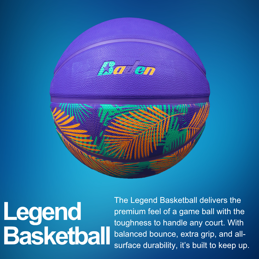 Legend Lifestyle Outdoor Game Rubber Basketball