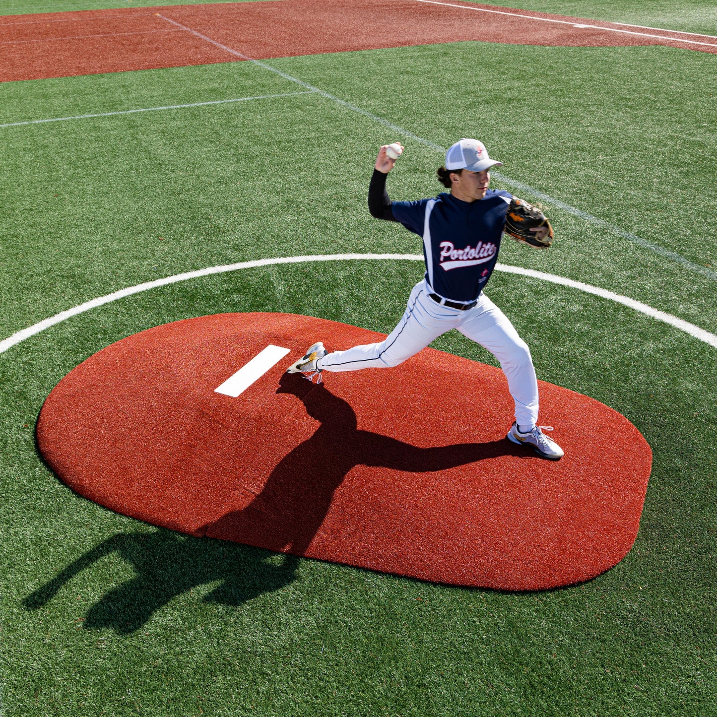 Red 8" Two-Piece Game Mound