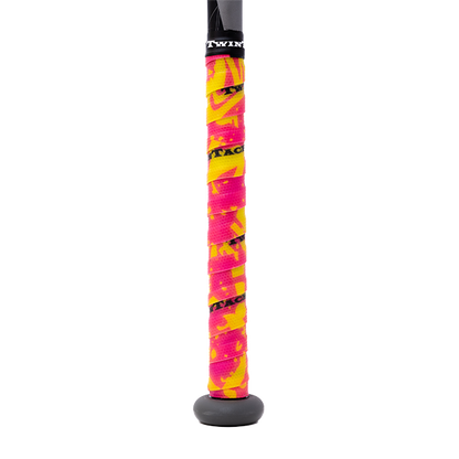 TwinTack Pro Bat Grip - Yellow & Pink Splatter