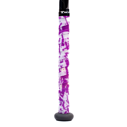 TwinTack Pro Bat Grip - White & Purple Splatter