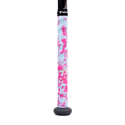 TwinTack Pro Bat Grip - Light Blue & Pink Splatter