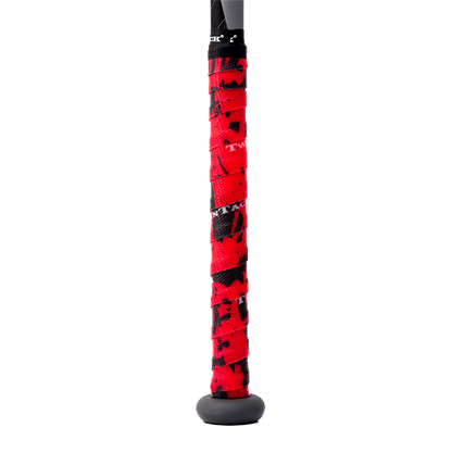 TwinTack Pro Bat Grip - Red & Black Splatter