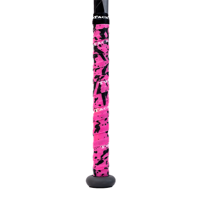 TwinTack Pro Bat Grip - Pink & Black Splatter