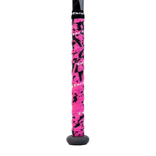 TwinTack Pro Bat Grip - Pink & Black Splatter