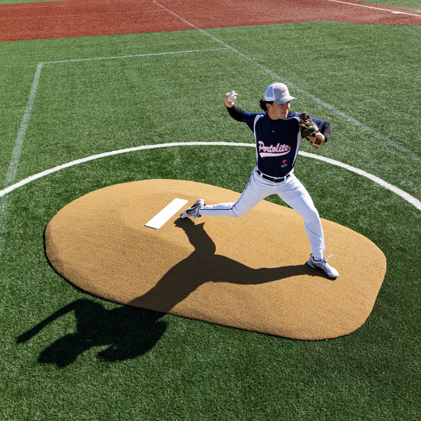 Portolite Mound with Pitcher Pitching