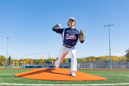 8" Two-Piece Game Mound (8”H x 10’5”L x 7’W)