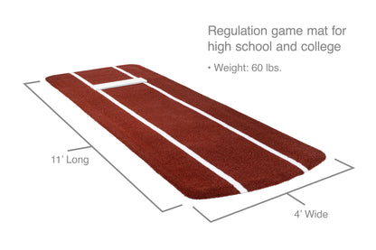 Pro Spiked Game Mat with Lines / Lanes (11’L x 4’W)