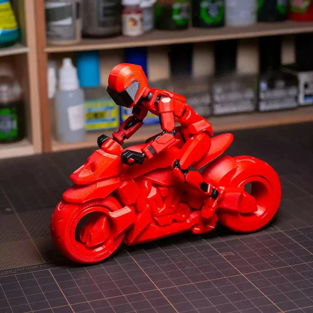 3D Printed Death/Swordsman Dummy 13 Action Figures Multi-Jointed Movab