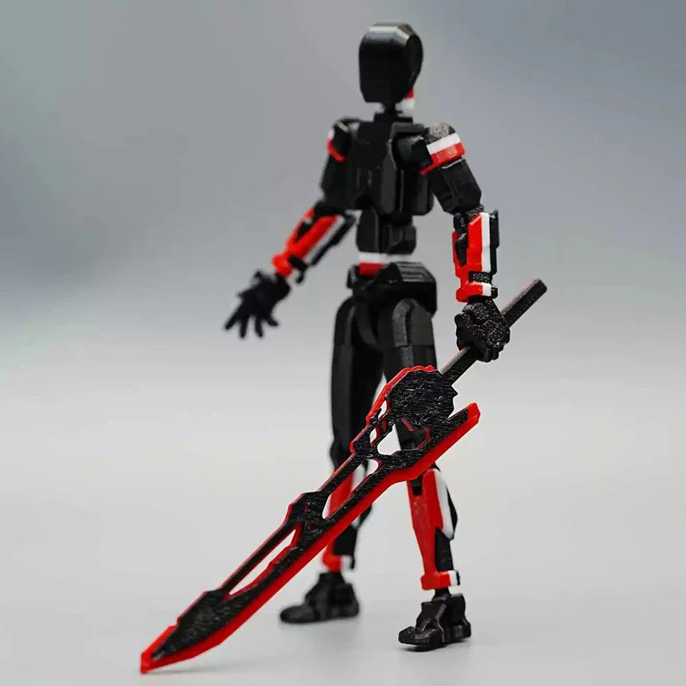 3D Printed Death/Swordsman Dummy 13 Action Figures Multi-Jointed Movab