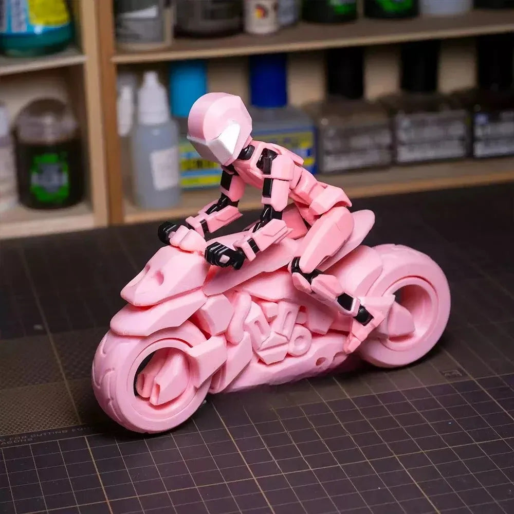 3D Printed Death/Swordsman Dummy 13 Action Figures Multi-Jointed Movab