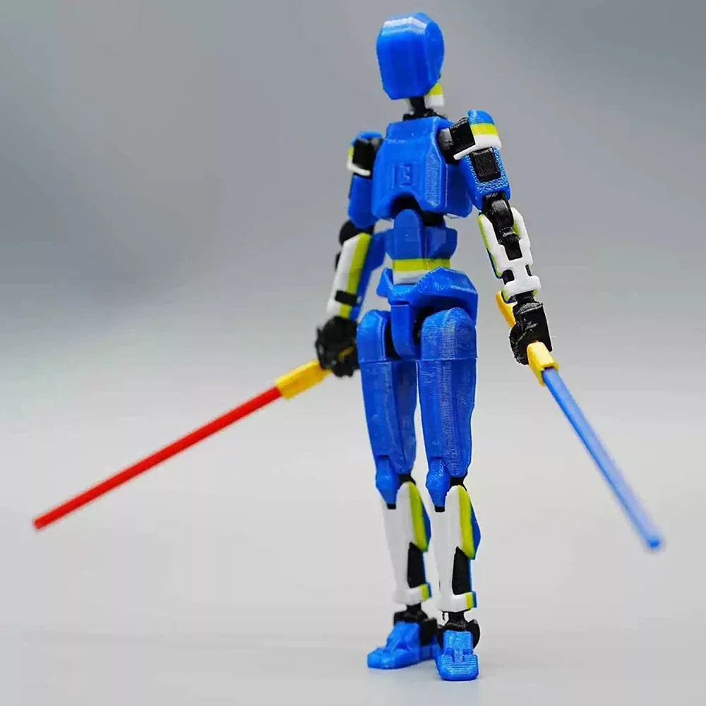 3D Printed Death/Swordsman Dummy 13 Action Figures Multi-Jointed Movab