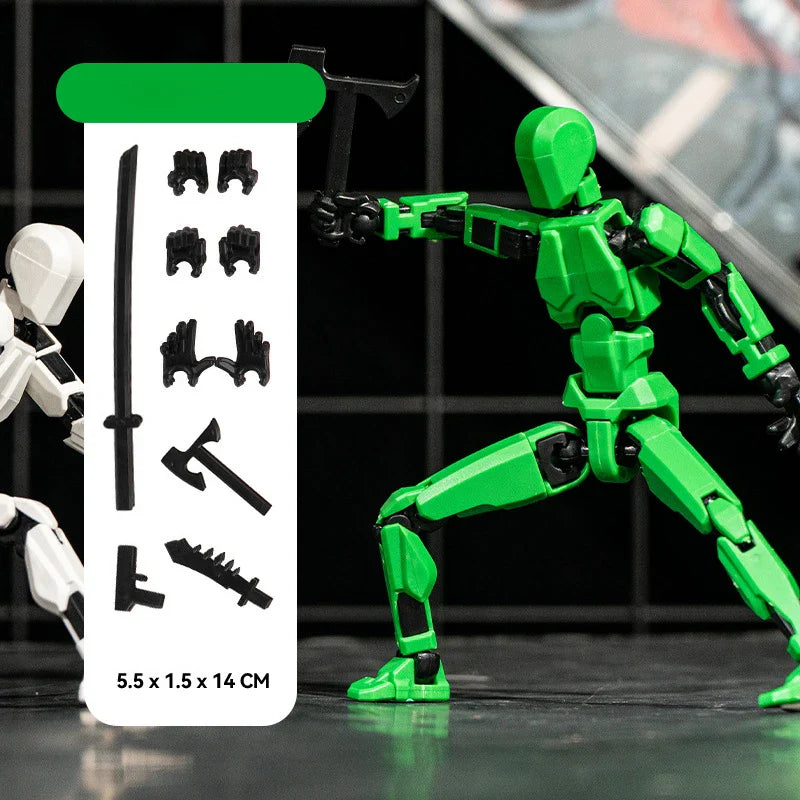 T13 Action Figure Titan 13 Action Figure Dummy Lucky 13 Action Figure
