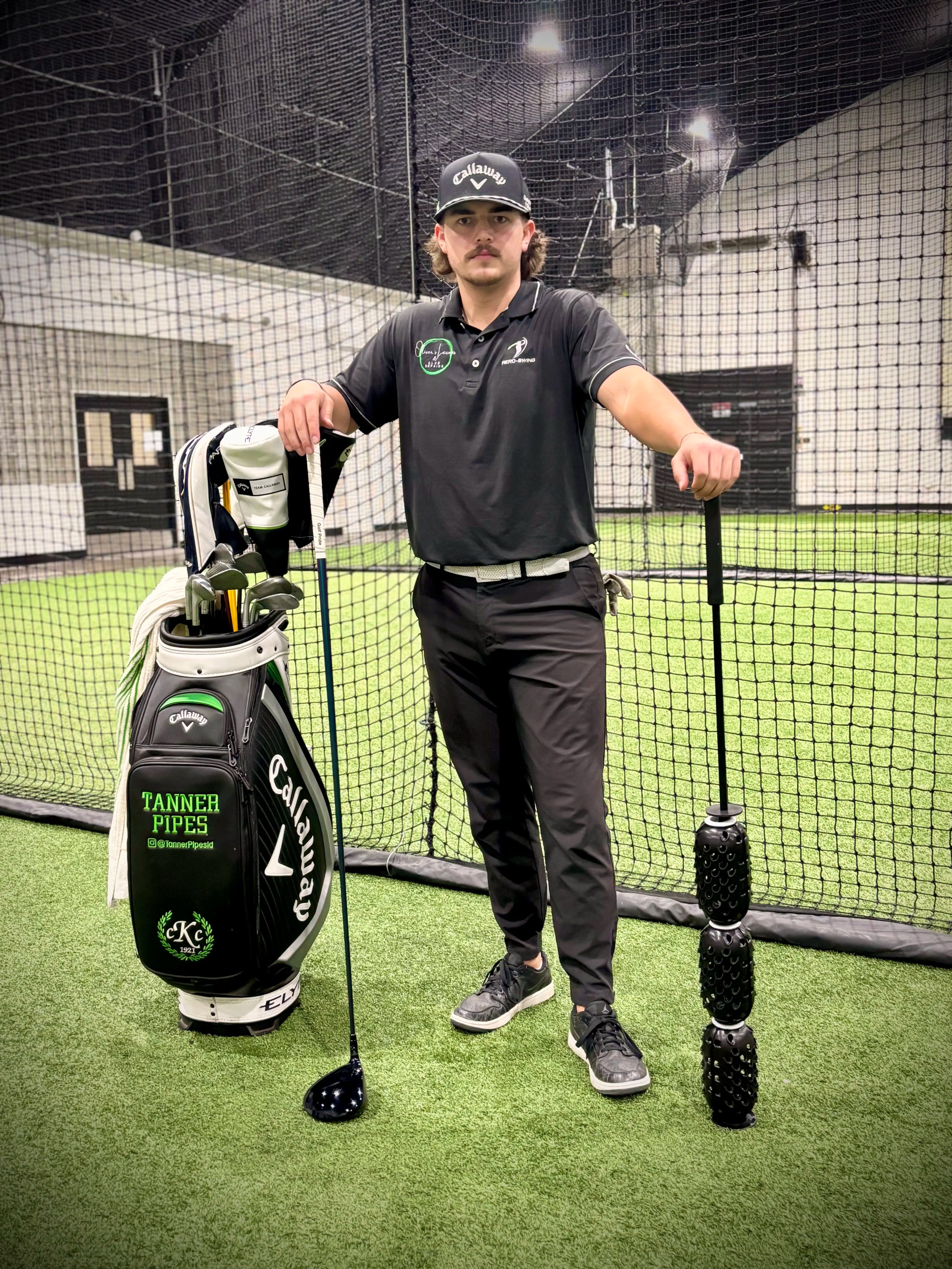 Aero-Swing Hybrid - Perfect Warm-up and Speed Trainer for Golf, Baseball/Softball and Lacrosse