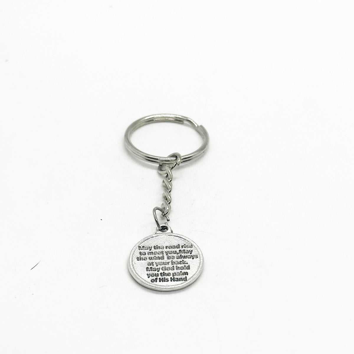 Patron Saint Prayer, Saint Patrick Charm Key Chain, Patron Saint Of Ir