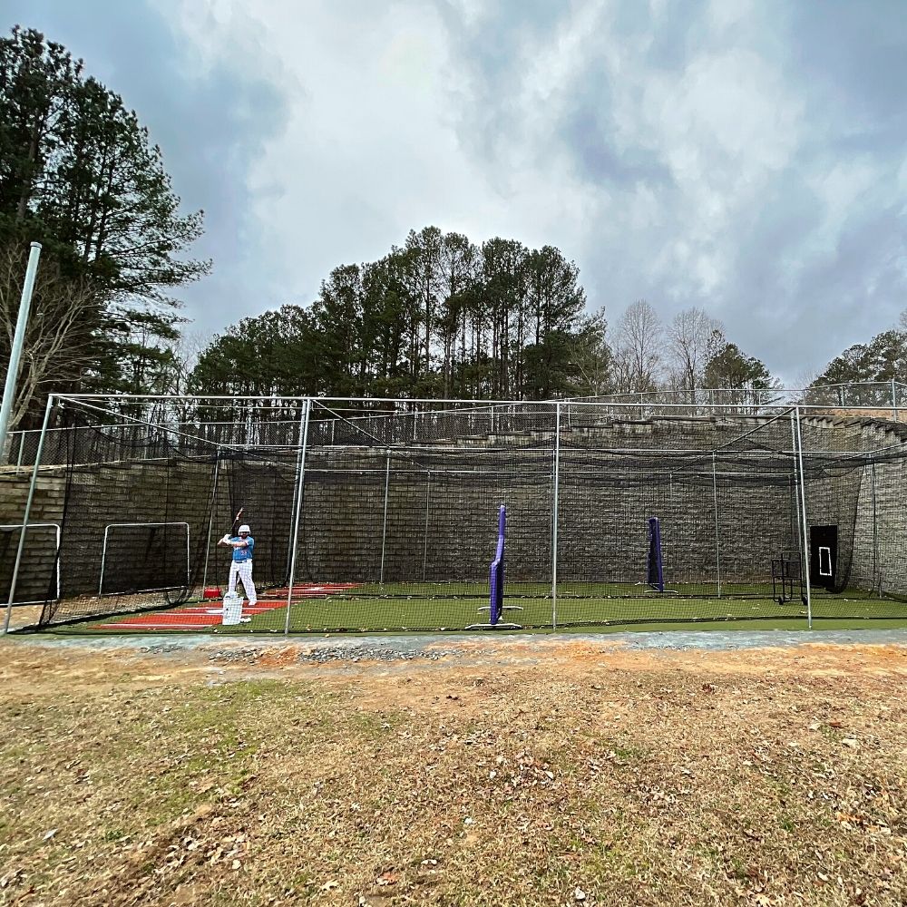 Ready-2-Go Nets Backyard Batting Cage (#21 Nylon) (12x14x55)
