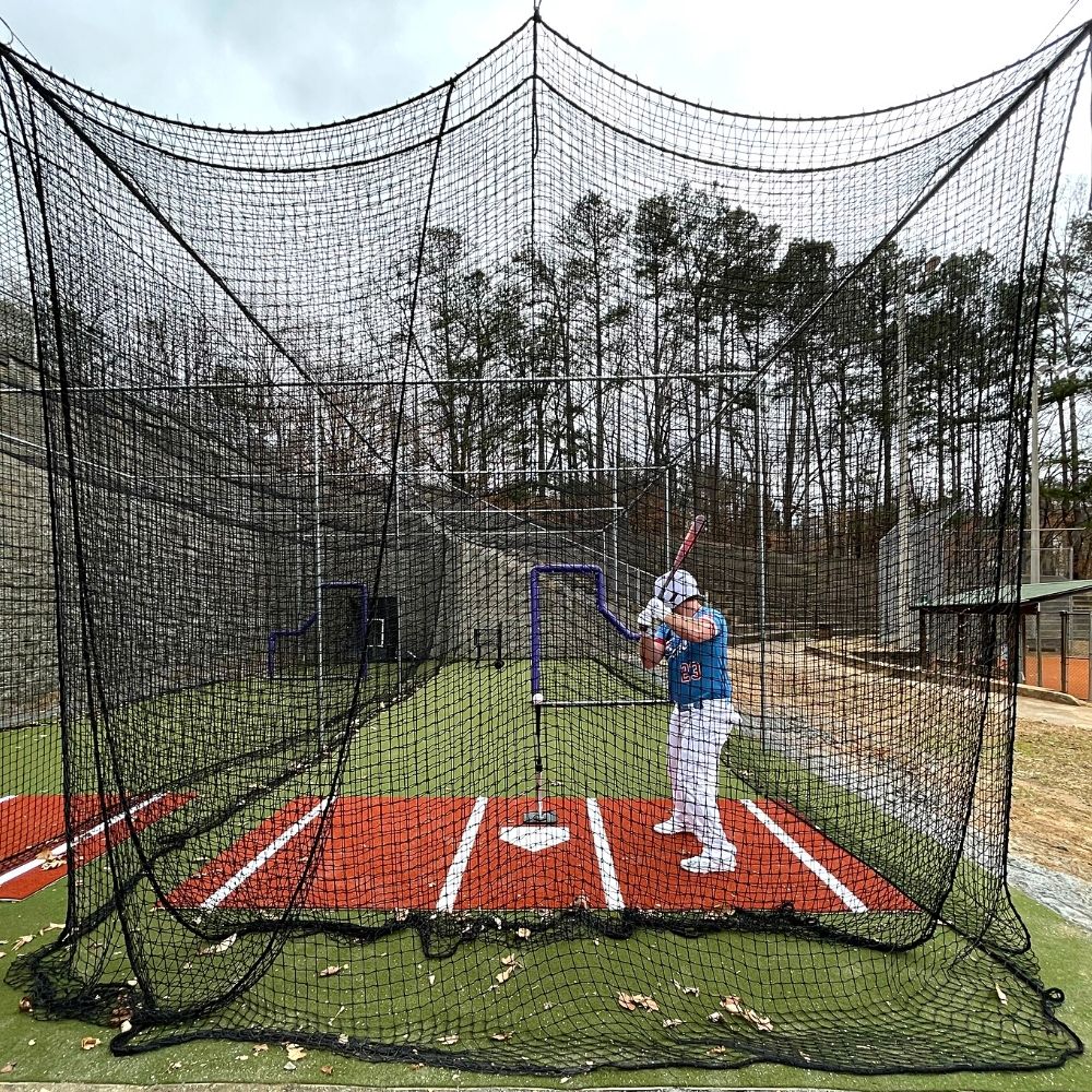 Ready-2-Go Nets Backyard Batting Cage (#21 Nylon) (12x14x55)