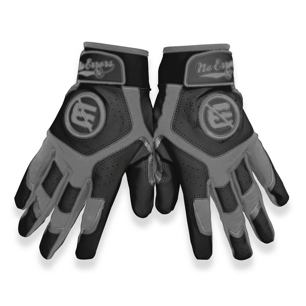 NES Black & Grey Batting Gloves Detailed View