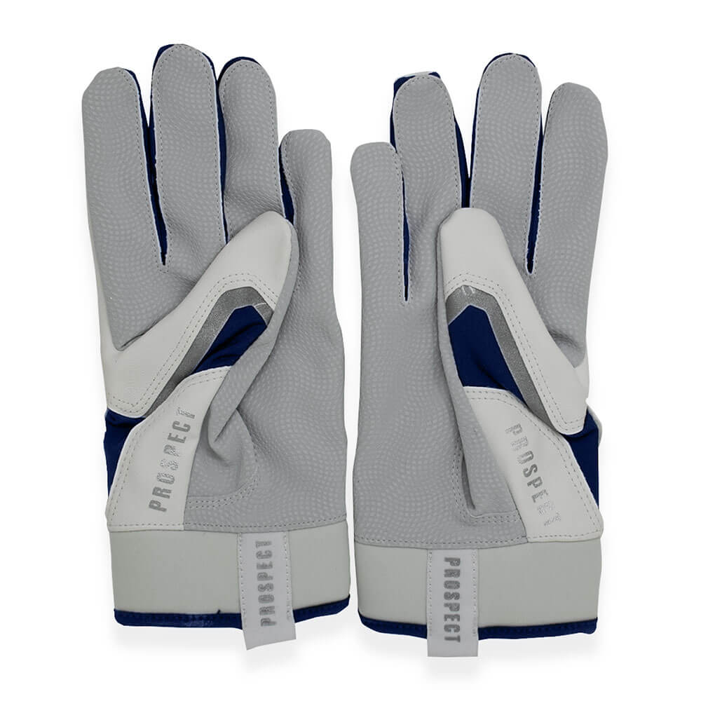 Detailed view of the No Errors batting glove’s textured palm for enhanced grip.