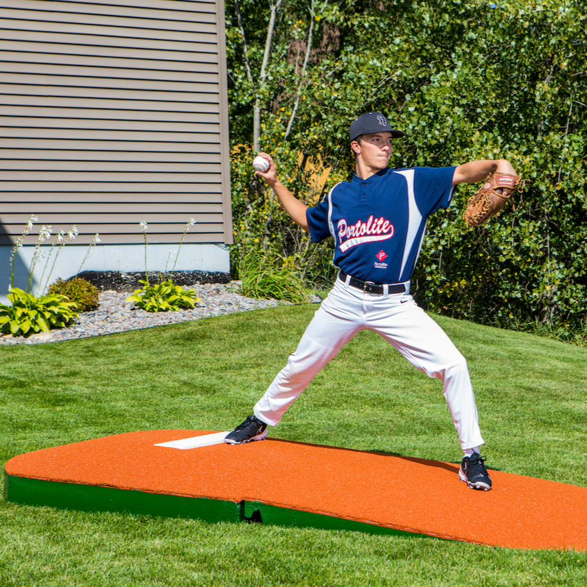 Standard Two-Piece Practice Mound used outside