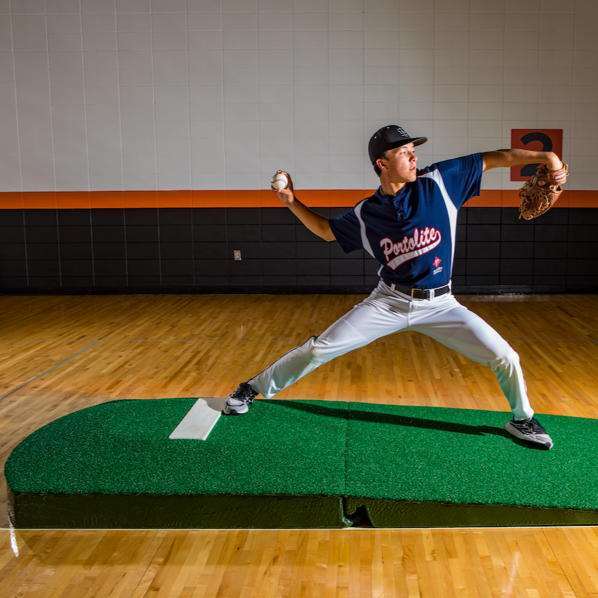 Standard Two-Piece Practice Mound used Inside